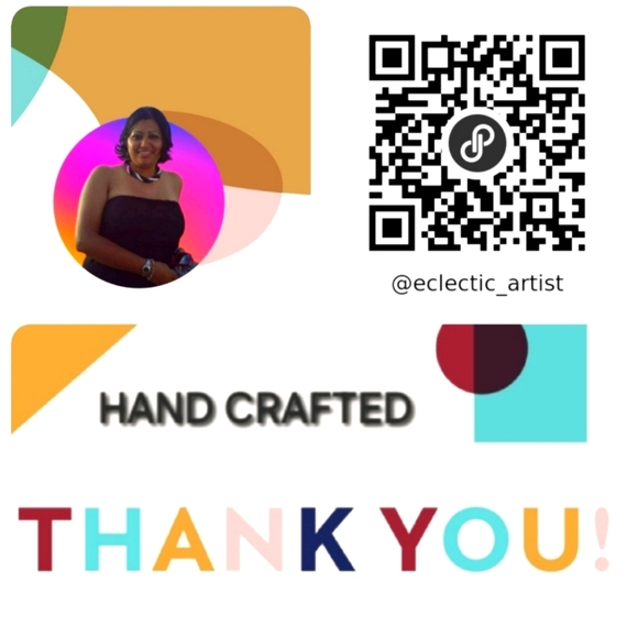 Your Posher Rocio loves art ,upcycled, and handmade crochet Hablo Español - Picture 3 of 17